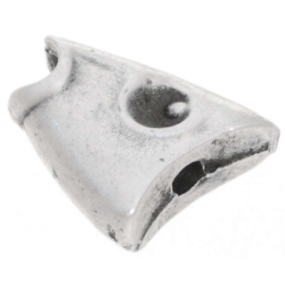 Bead Fisch Kopf (A) Antiksilber