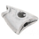 Bead Fisch Kopf (A) Antiksilber