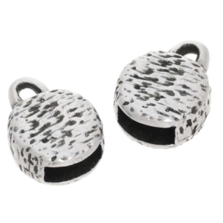 Endkappe Scheibe Set Antiksilber