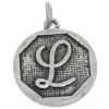 Charme Medaillon Buchstabe L Antiksilber