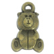 Charme Teddybär Antikbronze