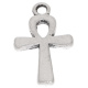 Charme Kreuz Ank . Anch Antiksilber