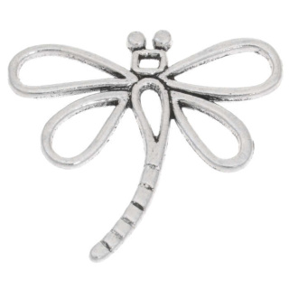 Charme Libelle Antiksilber