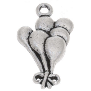 Charme Luftballons Antiksilber