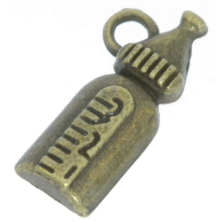 Charme Nuckelflasche Antikbronze