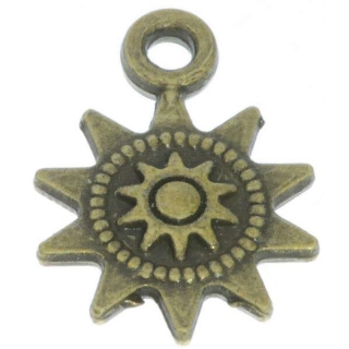 Charme Sonne Antikbronze