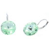 Ohrhänger Hook Silber plated . Crystal Chrysolite . 14mm