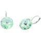 Ohrhänger Hook Silber plated . Crystal Chrysolite . 14mm