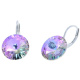 Ohrhänger Hook Silber plated . Crystal Vitrail Light
