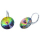 Ohrhänger Hook Silber plated . Crystal Vitrail Medium . 14mm