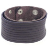 Lederarmband aus Büffelleder mit Metallverzierung...