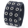 Lederarmband aus Büffelleder mit Metallverzierung...