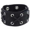 Lederarmband aus Büffelleder mit Metallverzierung...