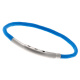 Armband LOOPS Paracord Edelstahlverschluss mattiert Hellblau