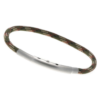 Armband LOOPS Paracord Edelstahlverschluss mattiert Multicolor