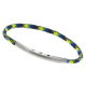 Armband LOOPS Paracord Edelstahlverschluss mattiert Multicolor