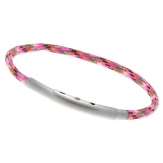 Armband LOOPS Paracord Edelstahlverschluss mattiert Multicolor