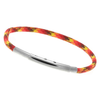 Armband LOOPS Paracord Edelstahlverschluss poliert Multicolor