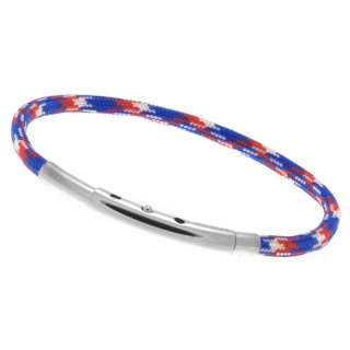 Armband LOOPS Paracord Edelstahlverschluss poliert Multicolor