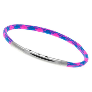 Armband LOOPS Paracord Edelstahlverschluss poliert Multicolor