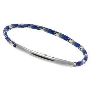 Armband LOOPS Paracord Edelstahlverschluss poliert Multicolor