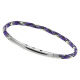 Armband LOOPS Paracord Edelstahlverschluss poliert Multicolor