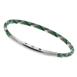 Armband LOOPS Paracord Edelstahlverschluss poliert Multicolor