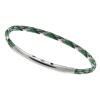 Armband LOOPS Paracord Edelstahlverschluss poliert...
