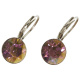 Ohrhänger Hook Silber plated . Crystal Metallic Sunshine . 8mm