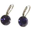 Ohrhänger Hook Silber plated . Crystal Purple Velvet...