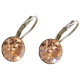 Ohrhänger Hook Silber plated . Crystal Lt. Peach