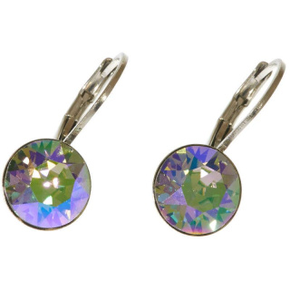 Ohrhänger Hook Silber plated . Crystal Paradise Shine . 8mm