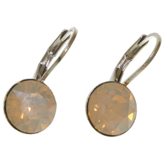 Ohrhänger Hook Silber plated . Crystal Sand Opal