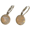 Ohrhänger Hook Silber plated . Crystal Sand Opal