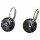 Ohrhänger Hook Silber plated . Crystal Silver Night