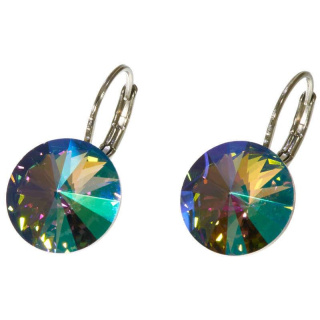 Ohrhänger Hook Silber plated . Crystal Paradise Shine . 12mm