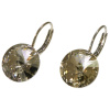 Ohrhänger Hook Silber plated . Crystal Silver Shade