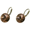 Ohrhänger Hook Silber plated . Crystal Vintage Rose...