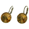 Ohrhänger Hook Silber plated . Crystal Golden Shadow...