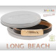 Armband . Lederarmband Long Beach Rosegold plated poliert Braun Retro  . M01697 U15