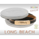 Armband . Lederarmband Long Beach Rosegold plated poliert Braun Retro  . M01697 U16