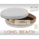 Armband . Lederarmband Long Beach Kamel Rosegold plated poliert . M01706