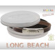 Armband . Lederarmband Long Beach Edelstahl poliert Braun  . M01707 U17