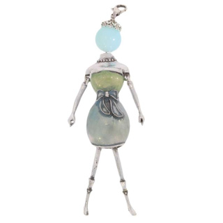 Kette Shopping Sister Chiara Multicolor Silber plated . M01710