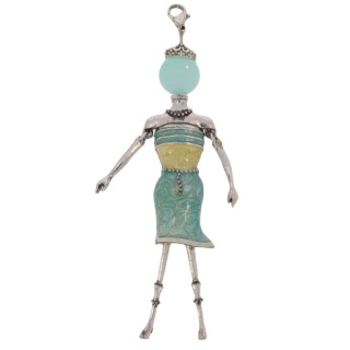 Kette Shopping Sister Alessia Multicolor Silber plated . M01711