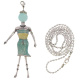 Kette Shopping Sister Alessia Multicolor Silber plated . M01711