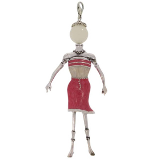 Kette Shopping Sister Alice Multicolor Silber plated . M01712