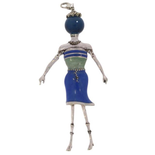 Kette Shopping Sister Giulia Multicolor Silber plated . M01713