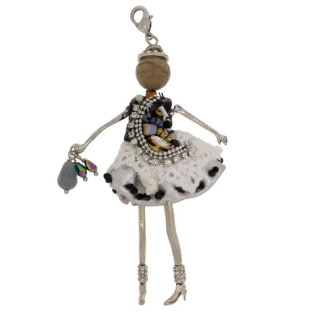 Kette Shopping Queen Mia Silber plated Multicolor . M01720