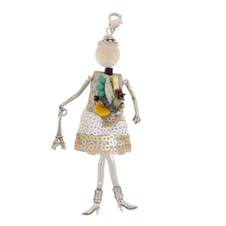 Kette Shopping Queen Nadine III Silber plated Multicolor . M01728